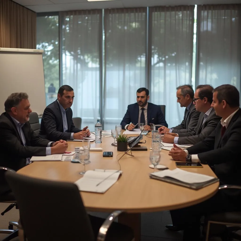 Reunión con inversores
